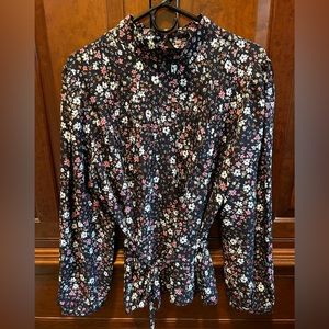 NWT Ann Taylor Floral Blouse